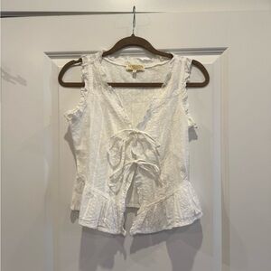Rebellion Again White Blouse